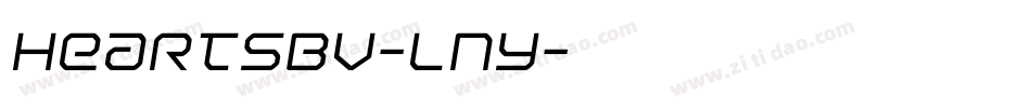 HeartsBv-Lny字体转换