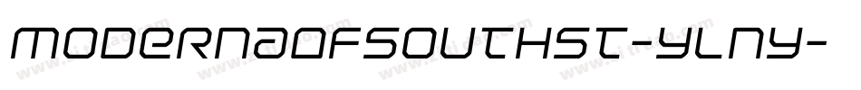 ModernaOfSouthSt-YLny字体转换