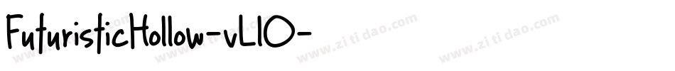 FuturisticHollow-vLlO字体转换