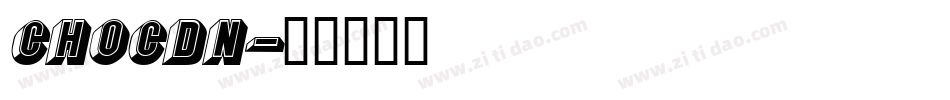 CHOCDN字体转换