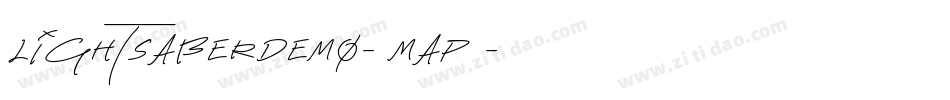 LightsaberDemo-8Map2字体转换