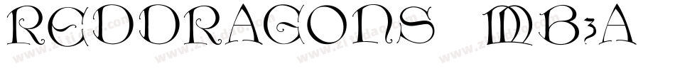 RedDragons-mB3a字体转换 RedDragons-mB3a字体转换