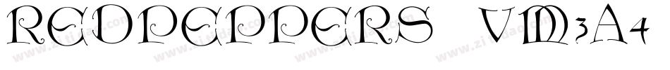 RedPeppers-vm3a4字体转换 RedPeppers-vm3a4字体转换