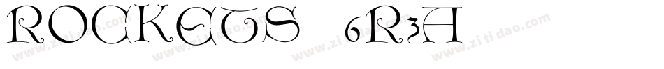 Rockets-6R3A字体转换