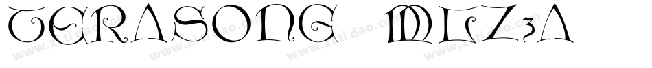 Terasong-mLZ3a字体转换