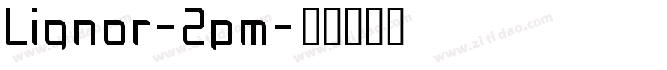 Lignor-Zpm字体转换