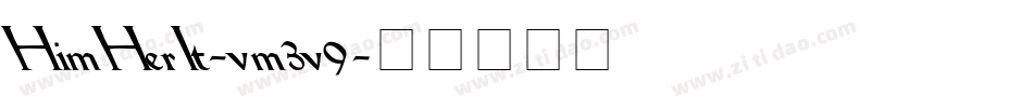HimHerIt-vm3v9字体转换