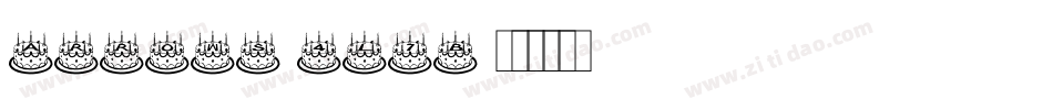 Arrows-4L7B字体转换