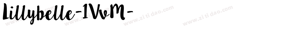 Lillybelle-1VvM字体转换