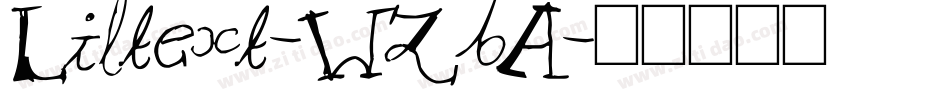 Liltext-WZ6A字体转换