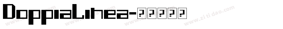 DoppiaLinea字体转换