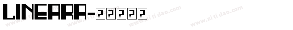 LINEARA字体转换