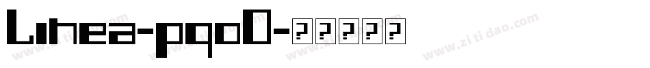Linea-pqoO字体转换
