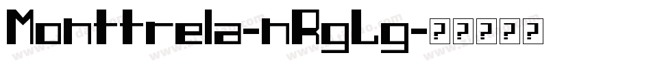 Monttrela-nRgLg字体转换