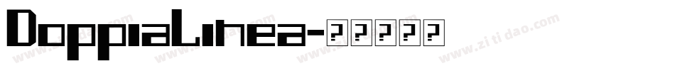 DoppiaLinea字体转换