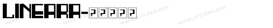 LINEARA字体转换