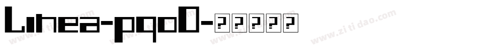 Linea-pqoO字体转换