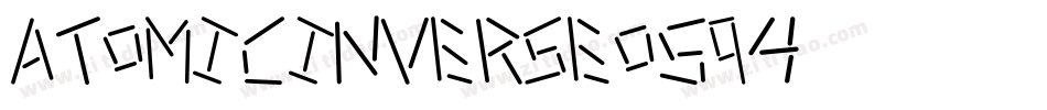 AtomicInverse-o5q4字体转换