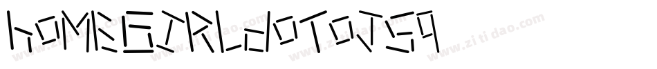 Homegirldot-oj5q字体转换