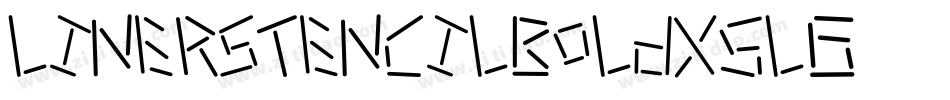 LinerstencilBold-X5LG字体转换