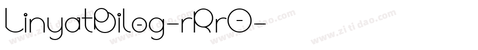 LinyatBilog-rRrO字体转换
