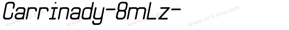 Carrinady-8mLz字体转换