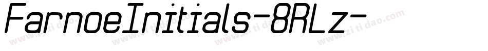FarnoeInitials-8RLz字体转换