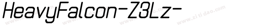 HeavyFalcon-Z3Lz字体转换
