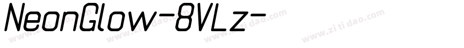 NeonGlow-8VLz字体转换 NeonGlow-8VLz字体转换
