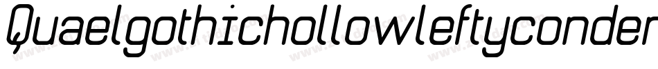 Quaelgothichollowleftycondensed-ZGLz字体转换