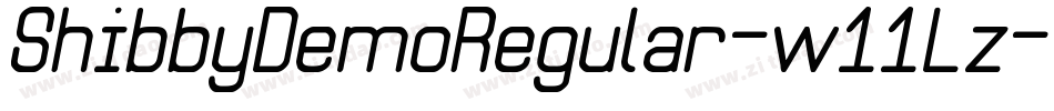 ShibbyDemoRegular-w11Lz字体转换 ShibbyDemoRegular-w11Lz字体转换