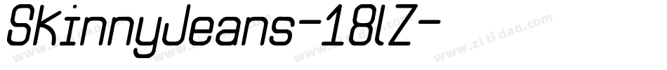 SkinnyJeans-18lZ字体转换