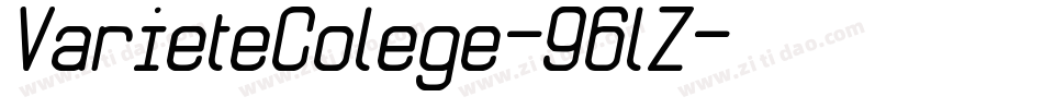 VarieteColege-96lZ字体转换