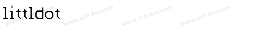 littldot字体转换
