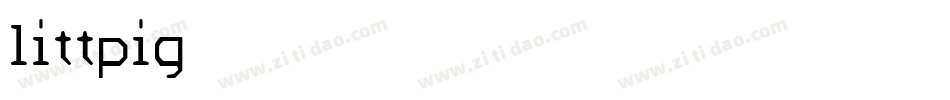 littpig字体转换