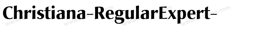 Christiana-RegularExpert字体转换
