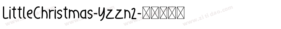 LittleChristmas-Yzzn2字体转换