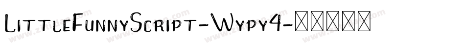 LittleFunnyScript-Wypy4字体转换