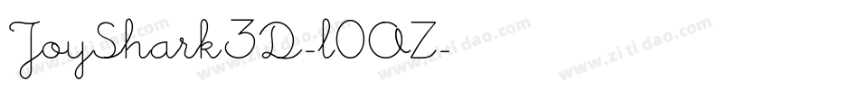 JoyShark3D-l0OZ字体转换