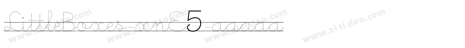 LittleBoxes-xnE5字体转换