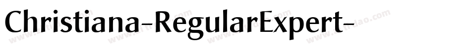 Christiana-RegularExpert字体转换