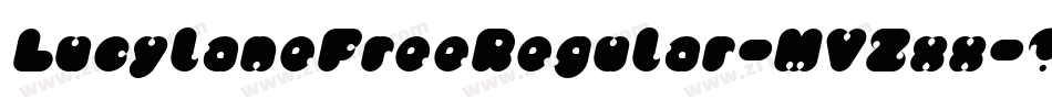 LucylaneFreeRegular-MVZxx字体转换