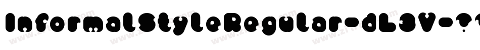 InformalStyleRegular-dL3V字体转换