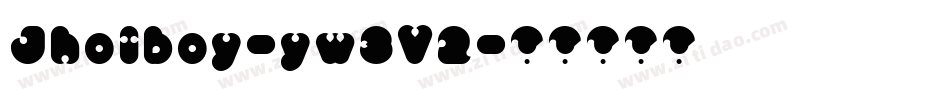 Jhoiboy-yw3V2字体转换