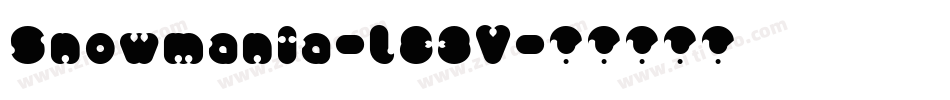 Snowmania-lE3V字体转换 Snowmania-lE3V字体转换