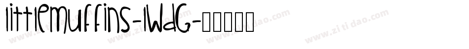 Littlemuffins-LwDg字体转换