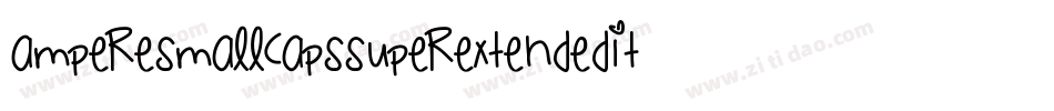 AmpereSmallcapsSuperextendedItalic-95jZ字体转换