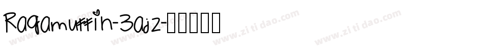 Ragamuffin-3aJz字体转换