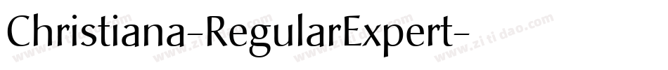 Christiana-RegularExpert字体转换