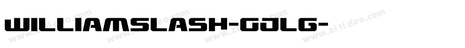 WilliamSlash-Gjlg字体转换